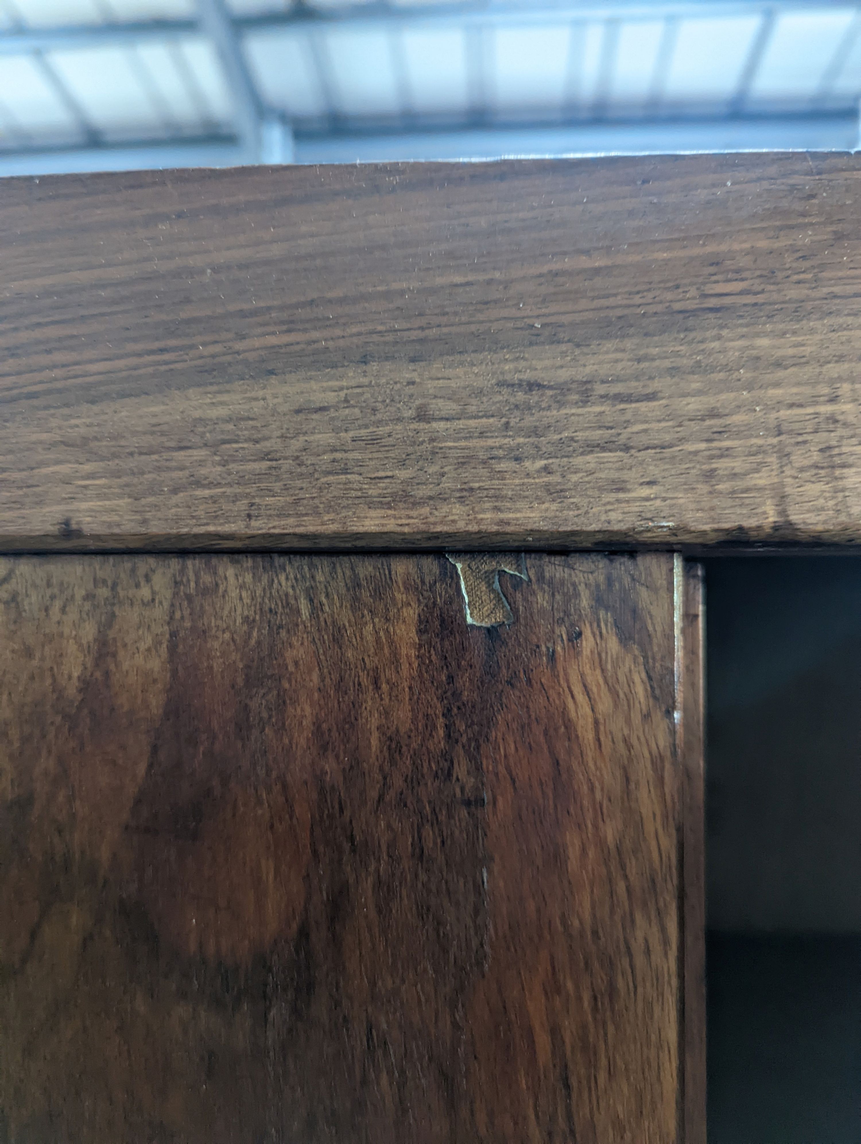 An early 20th century Japanese influence walnut and rosewood compactum wardrobe, length 166cm, depth 59cm, height 183cm